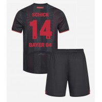 Fotbalové Dres Bayer Leverkusen Patrik Schick #14 Dětské Domácí 2025-26 Krátký Rukáv (+ trenýrky)